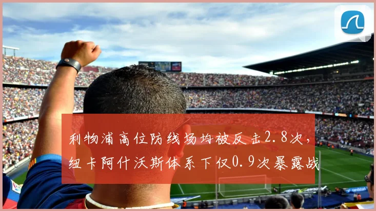 利物浦高位防线场均被反击2.8次,纽卡阿什沃斯体系下仅0.9次暴露战术短板
